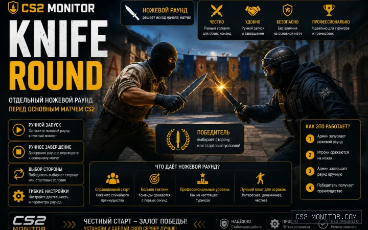 CS2 Monitor Knife Round
