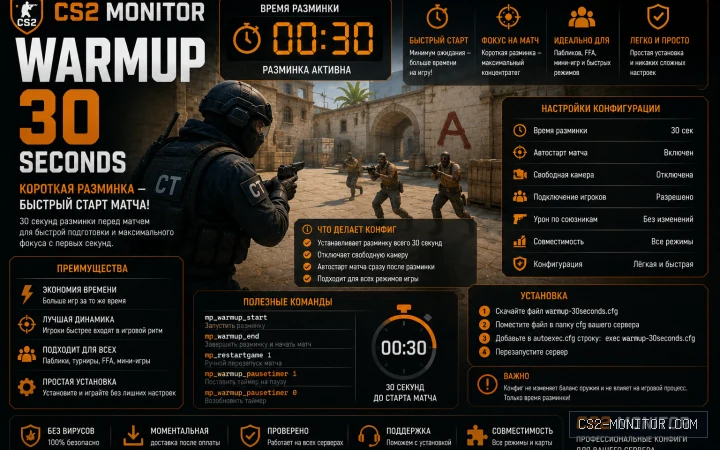 CS2 Monitor Warmup 30 Seconds